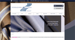 Desktop Screenshot of federazionemodaitalia.com