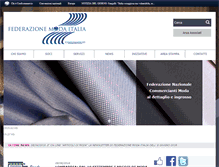 Tablet Screenshot of federazionemodaitalia.com